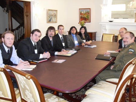 Embassy Briefing with Deputy Chief of Mission and Colonel A. Jurgaitis